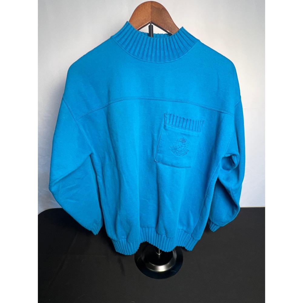 Vintage Bright Aqua Blue Women's Sweatshirt